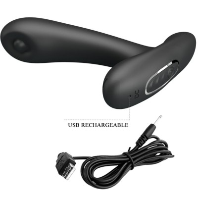 PRETTY LOVE - MASSAGEADOR VIBRATÓRIO ANAL E VAGINAL REMINTON PRETO - D-242815 - Dona Pimenta