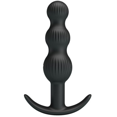 PRETTY LOVE - VIBRADOR ANAL SIDNEY 10 VIBRAÇÕES PRETO - D-242712 - Dona Pimenta