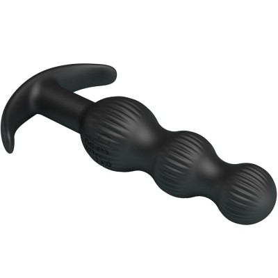 PRETTY LOVE - VIBRADOR ANAL SIDNEY 10 VIBRAÇÕES PRETO - D-242712 - Dona Pimenta