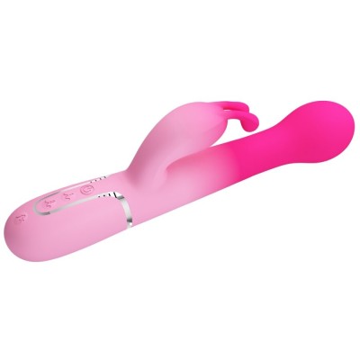 PRETTY LOVE - DEJON 3 EM 1 MULTIFUNCIONAL RABBIT VIBRADOR ROSA - D-242716 - Dona Pimenta