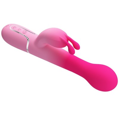 PRETTY LOVE - DEJON 3 EM 1 MULTIFUNCIONAL RABBIT VIBRADOR ROSA - D-242716 - Dona Pimenta