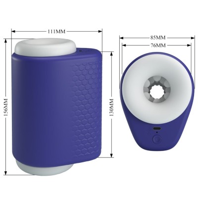 PRETTY LOVE - DJ LADY MASTURBADOR MASCULINO COM VIBRAÇÃO 5 AJUSTES ROXO - D-242711 - Dona Pimenta