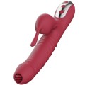 ARMONY - VIBRADOR E SUCKER COM LÍNGUA ESTIMULANTE BORGONHA - D-238197 - Dona Pimenta