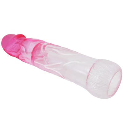 PRETTY LOVE - NERON REALISTA 6 CM BAINHA DE AMPLIAÇÃO PARA PÉNIS ROSA - D-242732 - Dona Pimenta