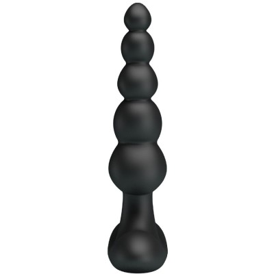 PRETTY LOVE - VIBRADOR ANAL SIDNEY 10 VIBRAÇÕES PRETO - D-242713 - Dona Pimenta