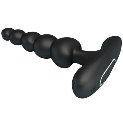 PRETTY LOVE - VIBRADOR ANAL SIDNEY 10 VIBRAÇÕES PRETO - D-242713 - Dona Pimenta