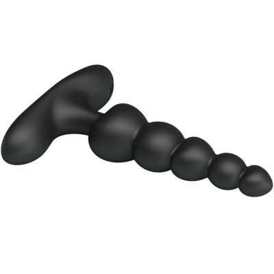 PRETTY LOVE - VIBRADOR ANAL SIDNEY 10 VIBRAÇÕES PRETO - D-242713 - Dona Pimenta