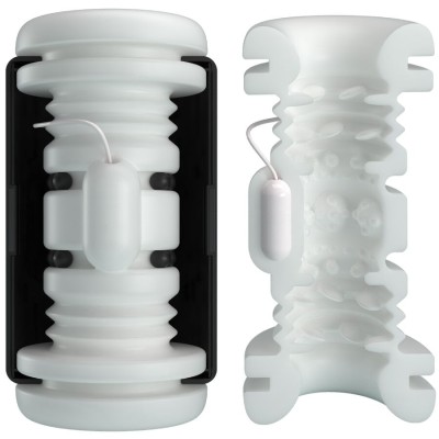 PRETTY LOVE - DJ GIRL MASTURBADOR MASCULINO COM VIBRAÇÃO 5 CONFIGURAÇÕES NEGRO - D-242715 - Dona Pimenta