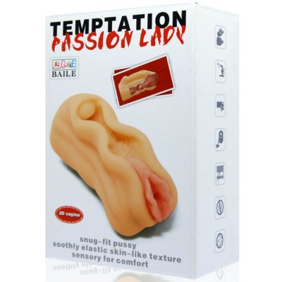 MINI MASTURBADOR MASCULINO DISEÑO LABIOS VAGINA - D-211763 - Dona Pimenta