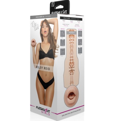 FLESHLIGHT - RILEY REID INSÃNIA BOCA - D-243045 - Dona Pimenta
