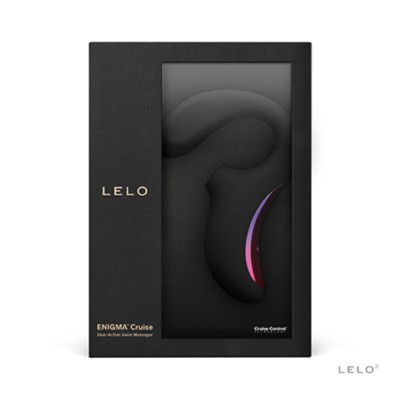 LELO - ENIGMA CRUISE DUPLO ESTIMULAO SONIC MASSAGER PRETO - D-231336 - Dona Pimenta