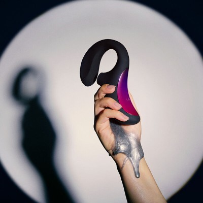 LELO - ENIGMA CRUISE DUPLO ESTIMULAO SONIC MASSAGER PRETO - D-231336 - Dona Pimenta