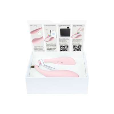KIIROO - VIBRADOR EM FORMA DE U SPOT KISS ME ROSA - D-242520 - Dona Pimenta