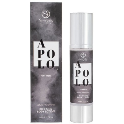 LOÇÃO DE PELE SECRETPLAY APOLO SILK PARA HOMENS 50 ML - D-220839 - Dona Pimenta