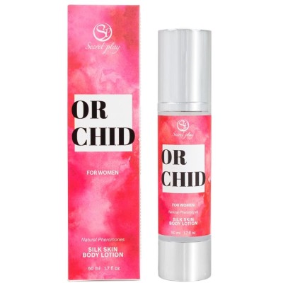 SECRETPLAY - LOÇÃO DE PELE DE SEDA DE ORQUÍDEA PARA MULHERES 50 ML - D-243347 - Dona Pimenta
