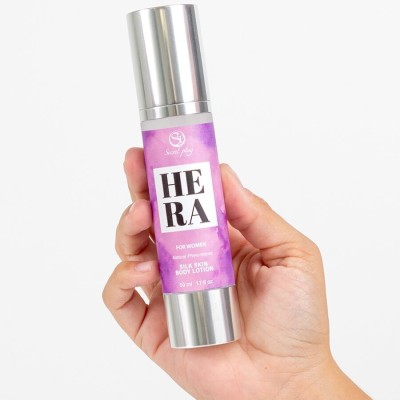 SECRETPLAY - HERA SILK SKIN LOÇÃO PARA MULHERES 50 ML - D-243349 - Dona Pimenta