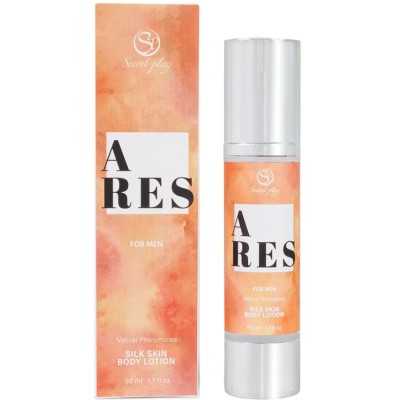 SECRETPLAY - ARES SILK SKIN LOÇÃO PARA MULHERES 50 ML - D-243350 - Dona Pimenta