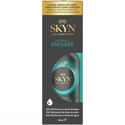 SKYN - LUBRIFICANTE Ã BASE DE ÁGUA NATURALLY ENDLESS 80 ML - D-243343 - Dona Pimenta