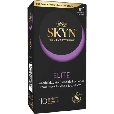 SKYN - PRESERVATIVOS ELITE ULTRA-FINOS 10 UNIDADES - D-243338 - Dona Pimenta