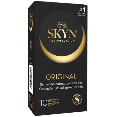 SKYN - PRESERVATIVO ORIGINAL NATURAL SENSATION 10 UNIDADES - D-243339 - Dona Pimenta