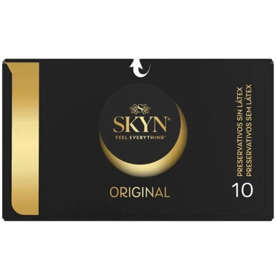 SKYN - PRESERVATIVO ORIGINAL NATURAL SENSATION 10 UNIDADES - D-243339 - Dona Pimenta