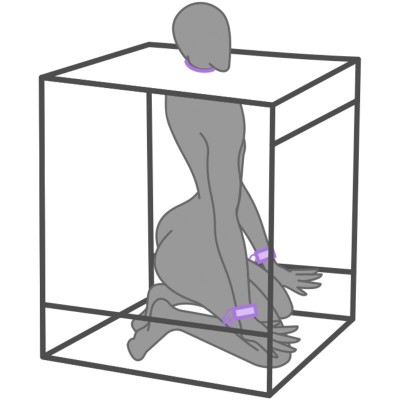 SECRET DOME - KINK CLUB CABINA BUKKAKE MORADO - D-241939 - Dona Pimenta