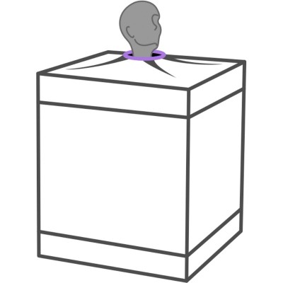 SECRET DOME - KINK CLUB CABINA BUKKAKE MORADO - D-241939 - Dona Pimenta