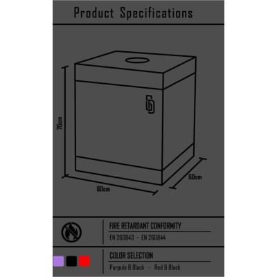 SECRET DOME - KINK CLUB CABINA BUKKAKE MORADO - D-241939 - Dona Pimenta