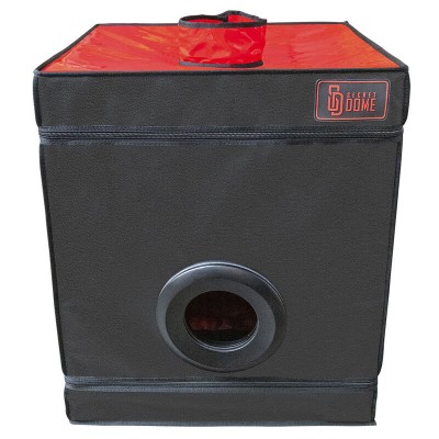 SECRET DOME - KINK CLUB CABINA BUKKAKE PRETO E VERMELHO - D-241940 - Dona Pimenta