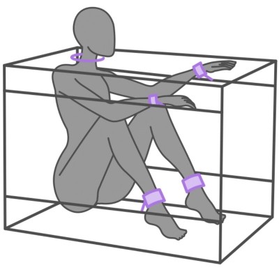 SECRET DOME - KINK CLUB LA NICHE CABINE ROXA - D-241941 - Dona Pimenta