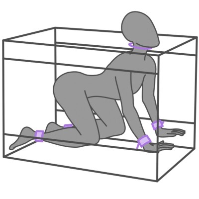 SECRET DOME - KINK CLUB LA NICHE CABINE ROXA - D-241941 - Dona Pimenta