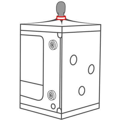 SECRET DOME - ESCÃNDALO DA CABINE DO KINK CLUB PRETO E VERMELHO - D-241944 - Dona Pimenta