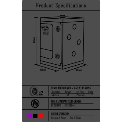 SECRET DOME - ESCÃNDALO DA CABINE DO KINK CLUB PRETO E VERMELHO - D-241944 - Dona Pimenta