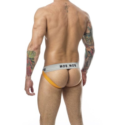 MOB - CALÇA CLASSIC JOCK STRIPE LARANJA TAMANHO G - D-243564 - Dona Pimenta