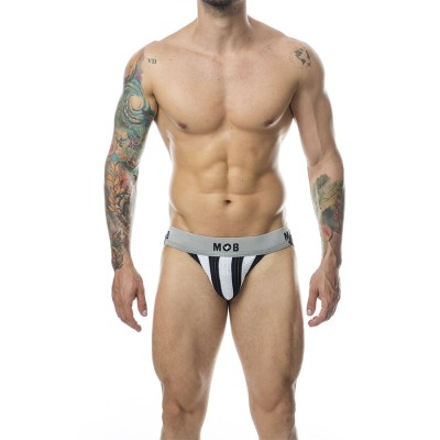 MOB - CALÇA JOKE BRANCA COM LISTRA CLÃSSICA TAMANHO G - D-243569 - Dona Pimenta