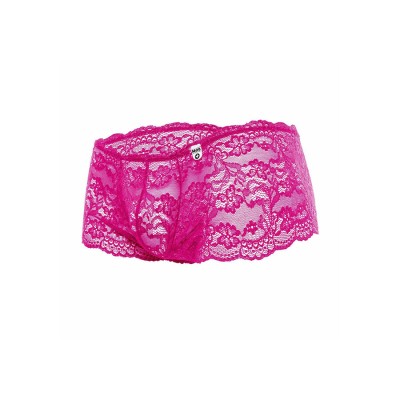 MOB - BOXER DE RENDA ROSA TAMANHO L/XL - D-243520 - Dona Pimenta