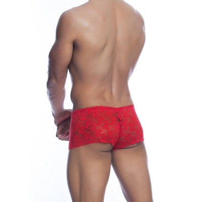 MOB - BOXER DE RENDA VERMELHA TAMANHO L/XL - D-243522 - Dona Pimenta