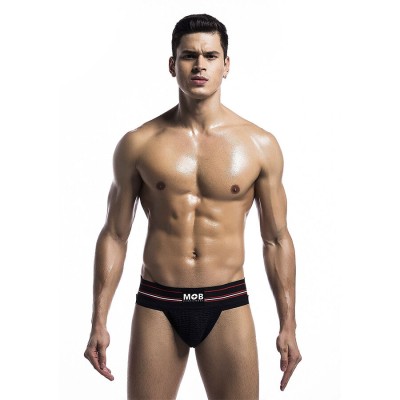 MOB - TANGA PRETA CLÃSSICA TAMANHO G - D-243482 - Dona Pimenta