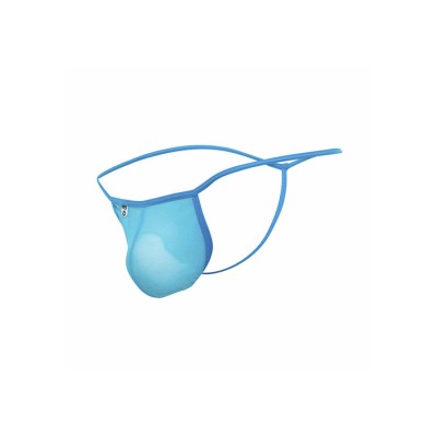 MOB - TANGA TRANSPARENTE EM FORMATO T AQUA TAMANHO L/XL - D-243552 - Dona Pimenta