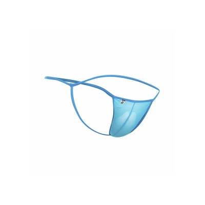 MOB - TANGA TRANSPARENTE EM FORMATO T AQUA TAMANHO L/XL - D-243552 - Dona Pimenta