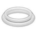POTENZ DUO RINGS BRANCO - M - D-212742 - Dona Pimenta
