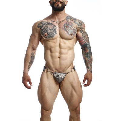 MOB - DNGEON SNAP JOCKSTRAP CINZA TAMANHO ÚNICO - D-243400 - Dona Pimenta