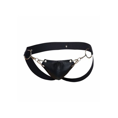 MOB - DNGEON JOCKSTRAP PRETO PRESSÃO TAMANHO ÚNICO - D-243413 - Dona Pimenta