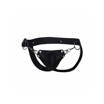 MOB - DNGEON JOCKSTRAP PRETO PRESSÃO TAMANHO ÚNICO - D-243413 - Dona Pimenta