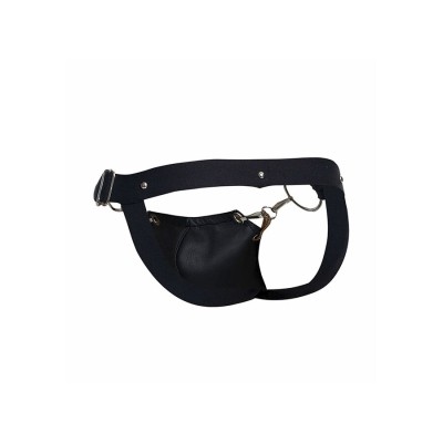 MOB - DNGEON JOCKSTRAP PRETO PRESSÃO TAMANHO ÚNICO - D-243413 - Dona Pimenta