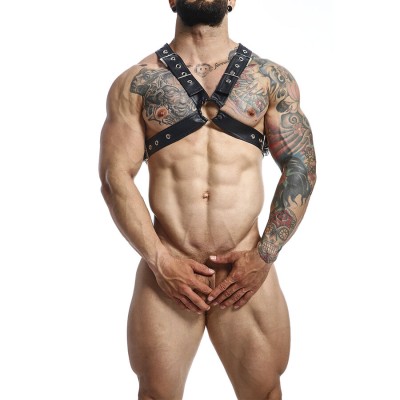 MOB - DNGEON BLACK CHAIN HARNESS TAMANHO ÚNICO X - D-243406 - Dona Pimenta