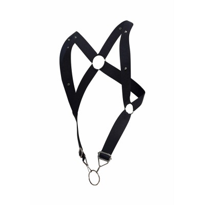 MOB - DNGEON PRETO CROSS BACK HARNESS TAMANHO ÚNICO - D-243417 - Dona Pimenta