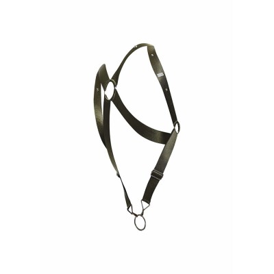 MOB - DNGEON CROSS BACK HARNESS VERDE TAMANHO ÚNICO - D-243429 - Dona Pimenta