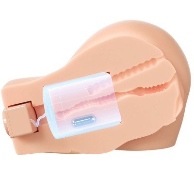 PDX ELITE - MASTURBADOR VIBRATÓRIO REALISTA DE VAGINA E ÂNUS BACK THAT ASS UP - RD631-21 - Dona Pimenta