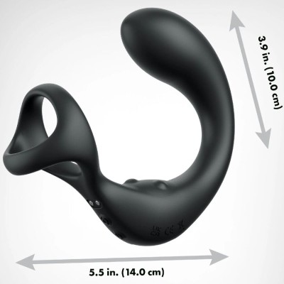 COLEÃÃO ANAL FANTASY ELITE - MASSAGEADOR ANAL VIBRANTE COM CONTROLE REMOTO - PD4794-23 - Dona Pimenta